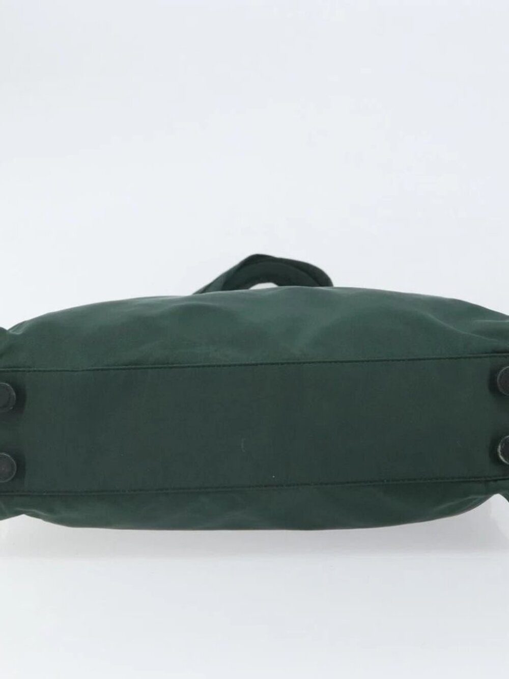 PRADA Tote Bag Nylon Green Silver Auth - Picture 4 of 16
